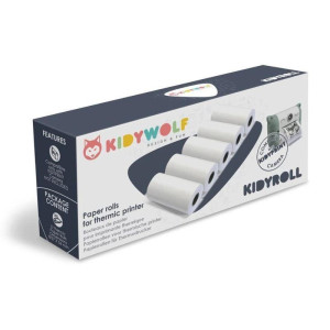 Kidywolf Kidywolf - KIDYROLL-PA - rolki papierowe do aparatu Kidyprint 