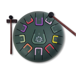 Juegaconmigo Tambu - bębenek językowy - Dark Green Mat 
