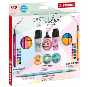 Stabilo STABILO 35pcs Pastellove Set cardboard 