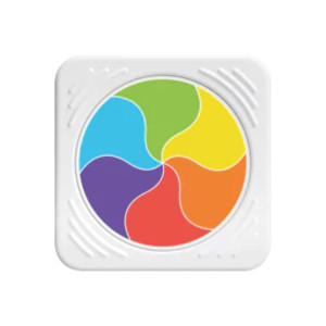 Fat Brain Toy PlayTab Sensoryczny Kwadrat. Tęczowe Kółeczko 