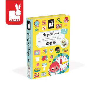 Janod Magnetibook, uczę się zegarka 