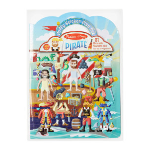 Melissa&doug Naklejki wypukłe, piraci 