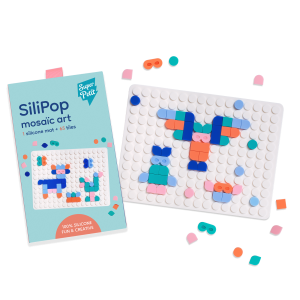 Super Petit SILIPOP WHITE – KREATYWNA GRA MOZAIKOWA POP-ON 