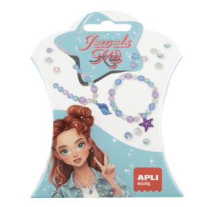 Apli Zestaw do tworzenia naszyjników i bransoletek DIY Kit Apli Kids - Muszelka 