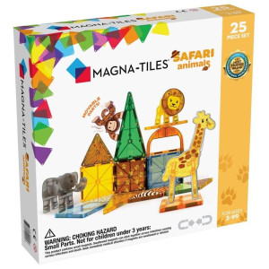 Magna-tiles Klocki Magnetyczne, Safari Animals 25 el. 