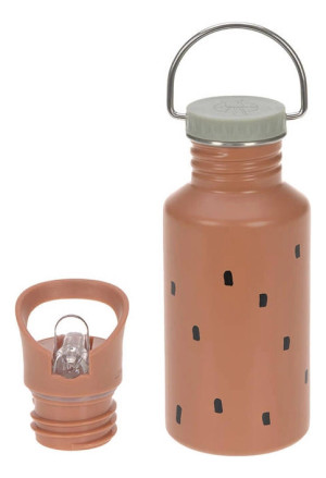 Lassig Lassig Bidon ze stali nierdzewnej z dodatkową zakrętką z ustnikiem 500 ml 