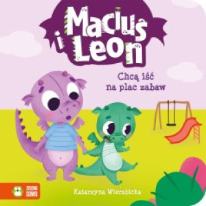 Zielona Sowa Maciuś i leon chcą iść na plac zabaw 