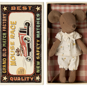 Maileg Myszka - Big sister mouse in matchbox 
