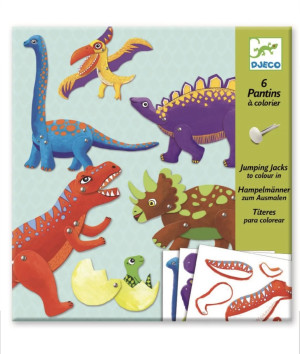 Djeco Zestaw ruchome postacie DINOZAURY 
