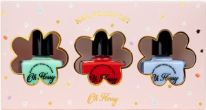Oh Flossy Oh Flossy, Zestaw 3 lakierów do paznokci ADVENTURE 3 x 12 ml, 