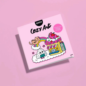 Omy KOLOROWANKA COZY ART - KAWAII 