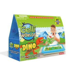 Zimpli Kids Zestaw do tworzenia gelli z figurkami i tacą Gelli Worlds Dino Pack 3+, Zimpli Kids 