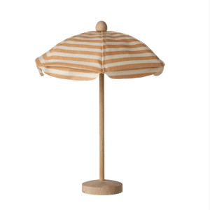 Maileg Parasol plażowy, Mysz - delikatny koral 