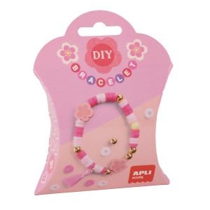 Apli Zestaw do robienia bransoletek DIY Apli Kids - Kwiaty 