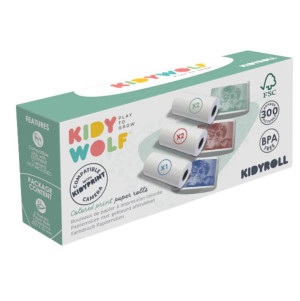 Marka Niezdefiniowana Kidywolf - KIDYROLL-CO - samoprzylepne kolorowe rolki do aparatu Kidyprint 