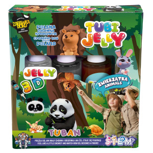 Tuban TUBI JELLY_ZESTAW ZWIERZĄTKA 3 KOLORY 