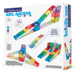 Magna-tiles MAGNA-TILES® Klocki Magnetyczne Rail Racers 33 el. 