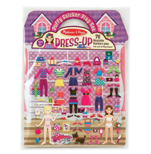 Melissa&doug Naklejki wypukłe wielorazowe Moda przebieranie 