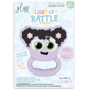 Glo Pals Glo Pals, Grzechotka - gryzak świecąca w ciemności, aktywowana ruchem - Lumi 