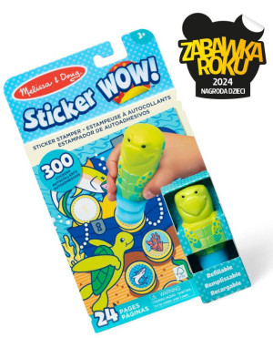 Melissa&doug Sticker WOW Żółw 