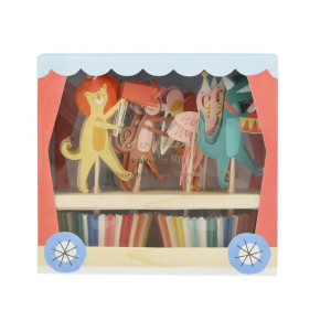 Meri Meri Meri Meri - Zestaw papierowych ozdób do babeczek i ciast - Animal Parade 