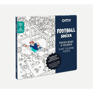 Omy Gigantyczna kolorowanka, football 