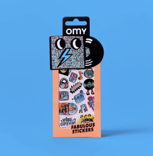 Omy OMY - Naklejki winylowe Iconic 20szt., music 