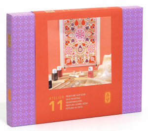 Djeco Atelier 11 - malowanie na jedwabiu 