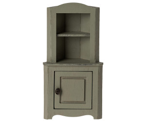 Maileg Akcesoria dla lalek - Corner cabinet, Mouse - Light green 