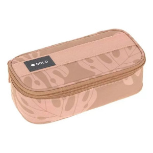Lassig Lassig Piórnik-etui na akcesoria szkolne Bold Leaves karmelowy 