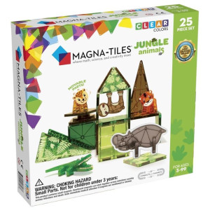 Magna-tiles Klocki Magnetyczne, Jungle Animals 25 el. 