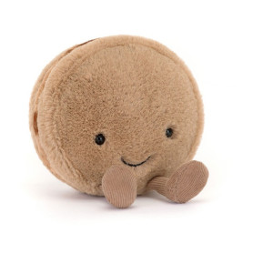 Jellycat Wesoły Makaronik Czekoladowy Mona 12 cm 