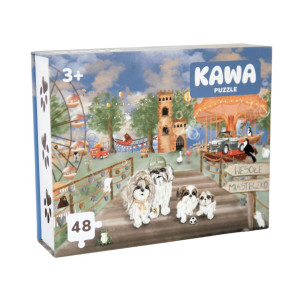 Neverending Store Anna Załęcka PUZZLE XL PREZENTOWE 48 ELEMENTÓW "WESOŁE MIASTECZKO" 
