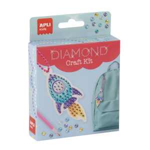 Apli Zestaw do robienia diamentowych breloczków DIY Apli Kids 