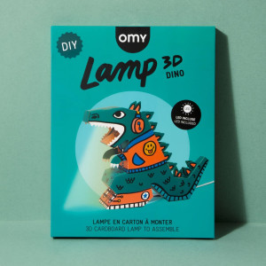 Omy ZESTAW KREATYWNY DIY LAMPA 3D - DINOZAUR 
