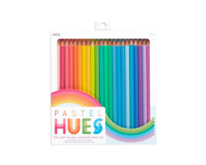 Ooly Kredki Ołówkowe, Pastelowe, Pastel Hues - zestaw 24 szt. 
