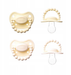 Luu Zestaw smoczków LUU Kids Creamy Lemon i American Cream 0-3m 