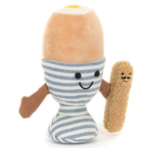 Jellycat Wesołe Jajko na Miękko w Kieliszku, 16 cm 