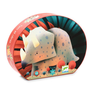 Djeco Triceratops, puzzle tekturowe 