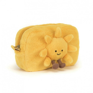 Jellycat Piórnik, Kosmetyczka Uśmiechnięte Słoneczko 19 cm 
