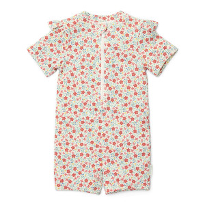 Little Dutch Little Dutch Swimsuit z krótkim rękawem Sunny Flowers - 98/104 