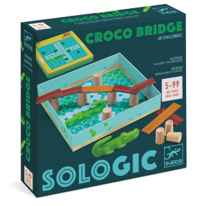 Djeco Gra logiczna Sologic CROCO BRIDGE 