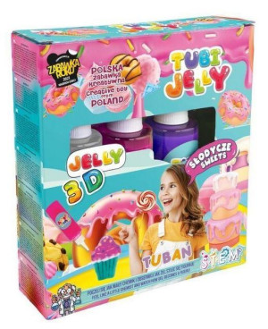 Tuban TUBI JELLY_ZESTAW SŁODYCZE 3 KOLORY 