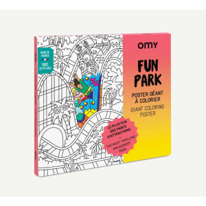 Omy KOLOROWANKA 100X70 - PARK ROZRYWKI 