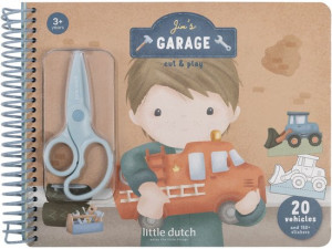 Little Dutch Little Dutch Kreatywny zeszyt z nożyczkami Jim & Friends 