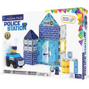 Magna-tiles MAGNA-TILES® Klocki Magnetyczne Police Station 35 el 