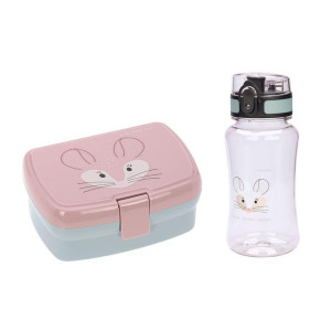 Lassig Lassig Zestaw na lunch Lunchbox + Tritanowa butelka - bidon 460 ml About Friends Szynszyla 