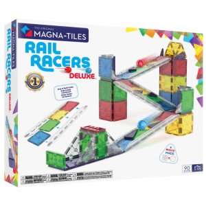 Magna-tiles MAGNA-TILES® Klocki Magnetyczne Rail Racers XL 90 el 
