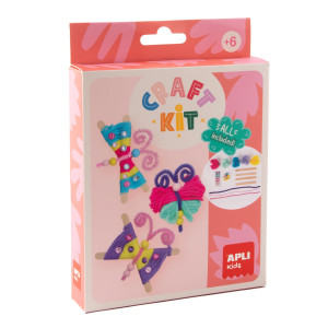 Apli Zestaw kreatywny Craft Kit Apli Kids - Wełniane Motyle 