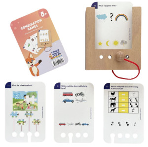 Kölner Lernspielverlag WiemTo Zestaw Startowy dla dzieci 5+. Pudełko WiemTo i 1 Zestaw Kart 